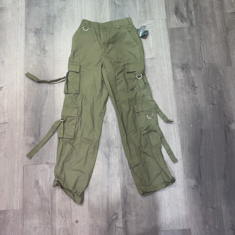 Green Forever 21 Cargo pants